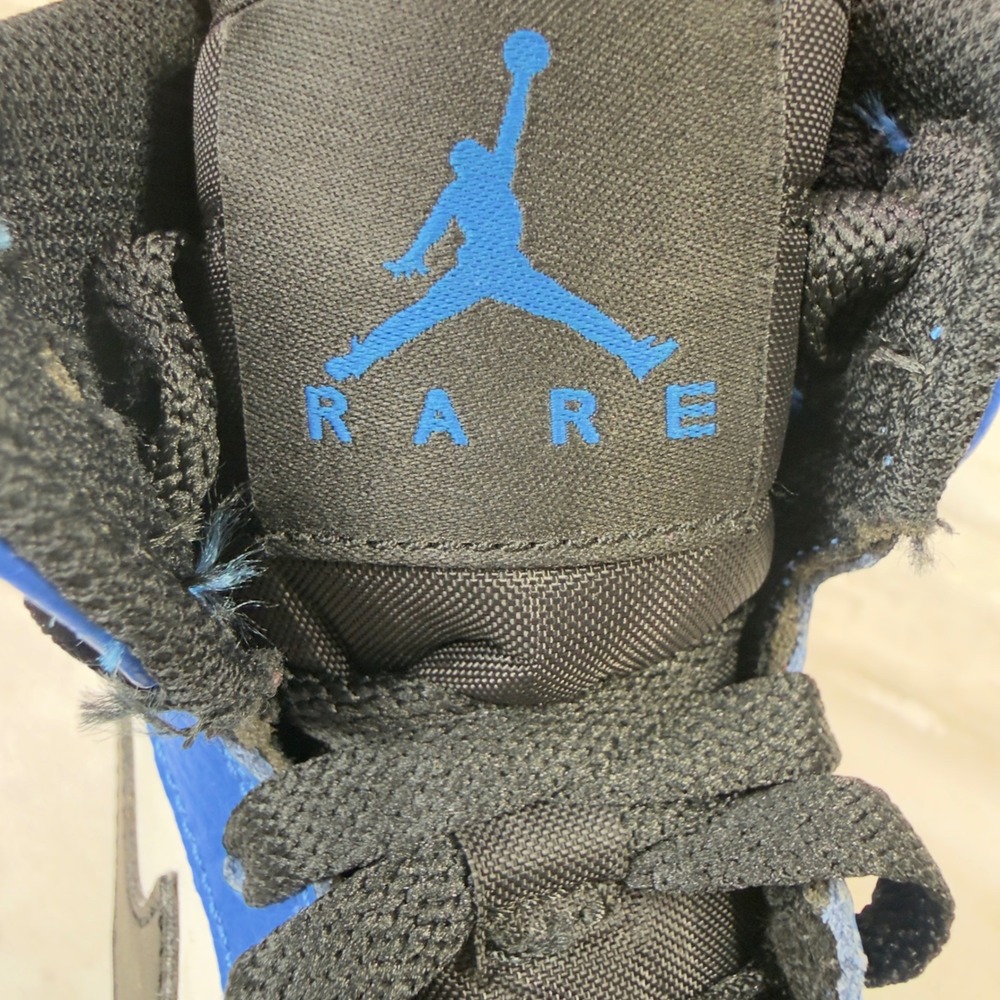 Nike Air Jordan 1 Retro Rare Air Soar Blue Hyper Royal Boys Size 6.5Y Sneakers - Picture 9 of 11